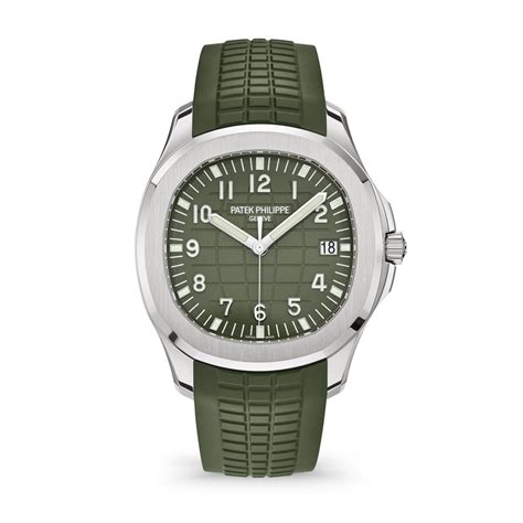 Patek Philippe 5168G-010 : Aquanaut 5168 White Gold / Green » WatchBase