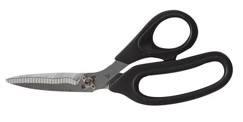 CRESCENT WISS Scissors, Multipurpose, Straight, Right Hand, Stainless Steel, Length of Cut: 4 ...