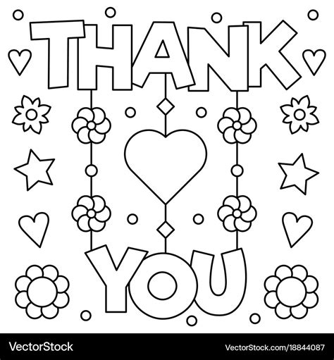 Thank You Coloring Printable - Printable Word Searches