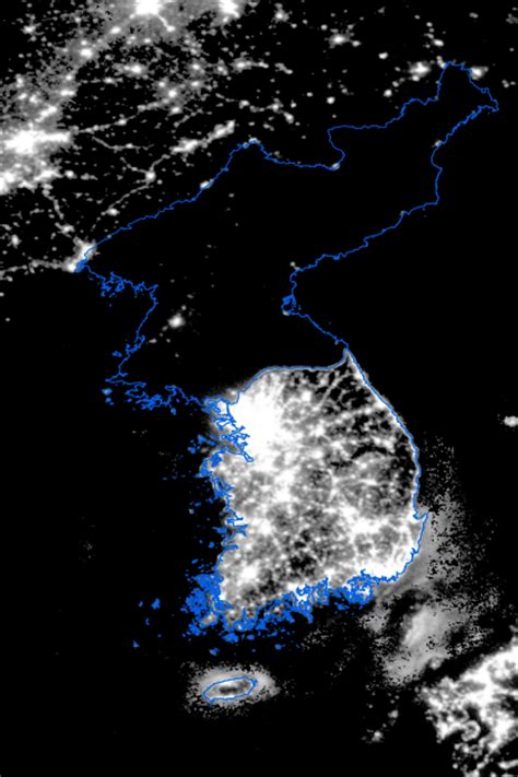 North Korea's lights tell story of economic redistribution