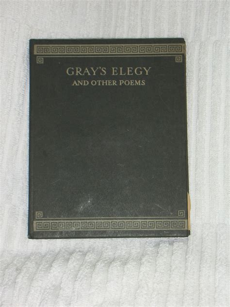 Elegy Written in a Country Churchyard and Other Poems by GRAY Thomas ...