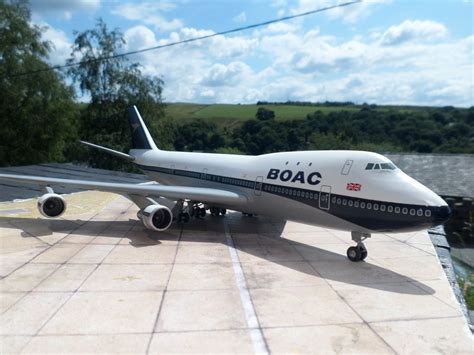 FalkeEins - My Modelling Blog: British Airways Boeing 747 in BOAC livery