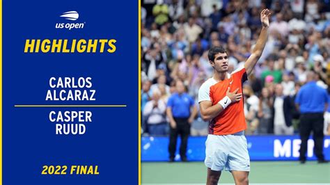 Carlos Alcaraz vs. Casper Ruud Highlights | 2022 US Open Final - Win ...