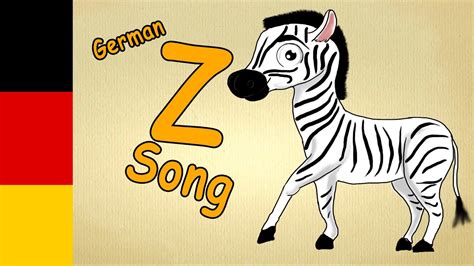 german learning Song for children - The german letter Z song - german ...