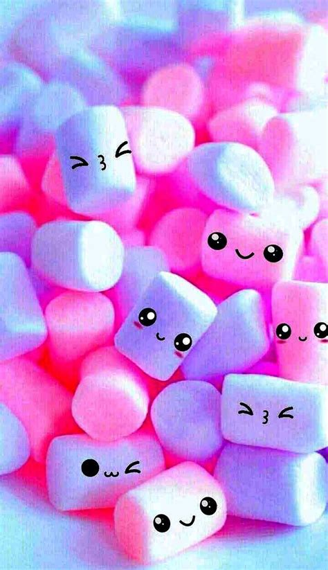 Cute marshmallows, iphone ...ar.pinterest HD phone wallpaper | Pxfuel