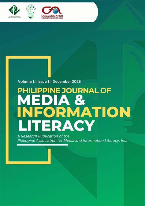 Vol. 1 No. 1 (2023): Philippine Journal of Media and Information Literacy | Philippine Journal ...
