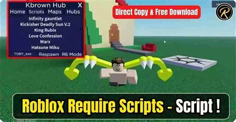 Roblox Require Scripts, Direct Copy & Free Download