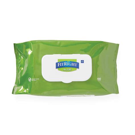 FitRight Personal Cleansing Wipes, Case of 600 | HomeSupply.Net