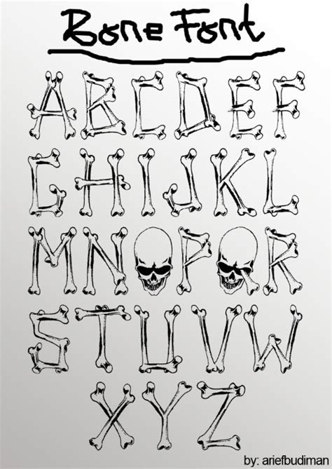 Bone Font Alphabet Letters Fonts Alphabet Alphabet Images Lettering | The Best Porn Website