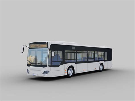 3D model Lowpoly City Bus with interior VR / AR / low-poly | CGTrader