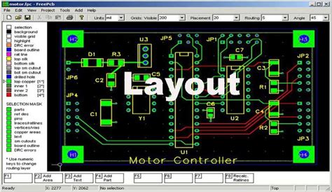 PCB layout design in PCB manufacturing