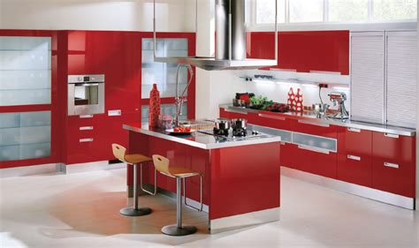 Black And Red Kitchen - Home Designer