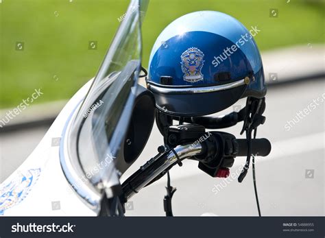 Us Police Motorcycle Helmet Stock Photo 54888955 : Shutterstock