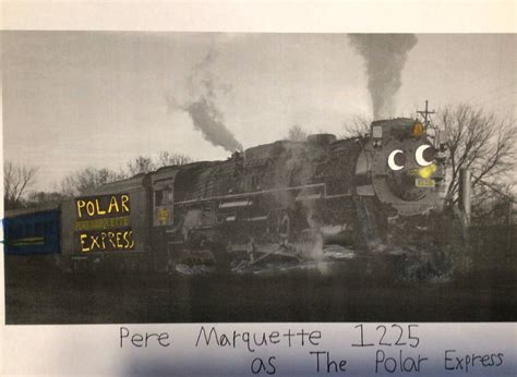 Pere Marquette 1225 as The Polar Express by GTrainBoy16 on DeviantArt