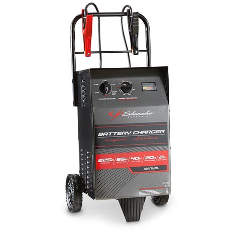 Schumacher 225 Amp Wheeled Electric Battery Charger, SE-4225 - 656099, Chargers & Jump Starters ...