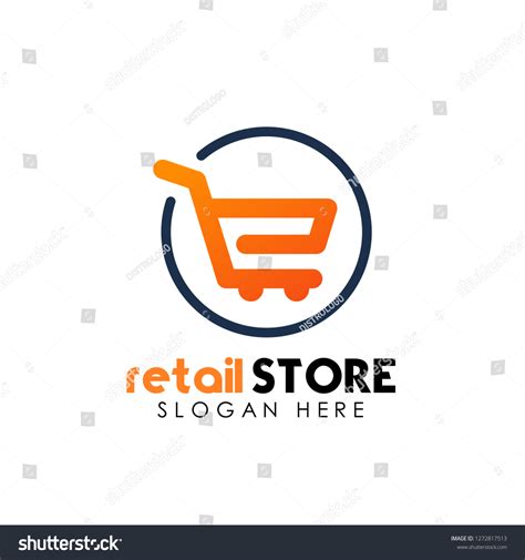 Retail Store Logo Design Template Shopping Stock Vector (Royalty Free) 1272817513 | Shutterstock