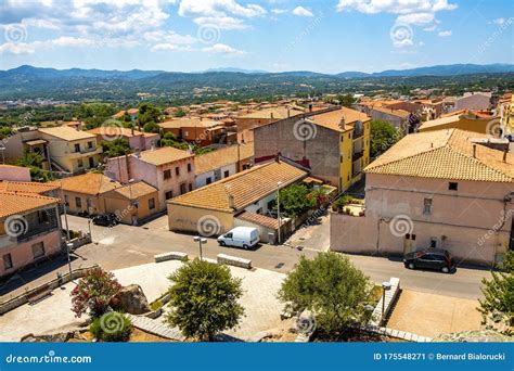 Arzachena, Sardinia, Italy - Panoramic View of the Town of Arzachena, Sassari Region of Sardinia ...