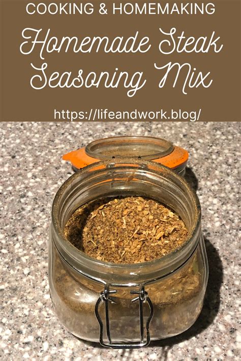 Homemade Steak Seasoning Mix