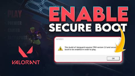 How to Fix Vanguard Requires Secure Boot to be Enabled in Order to Play | for Valorant - YouTube