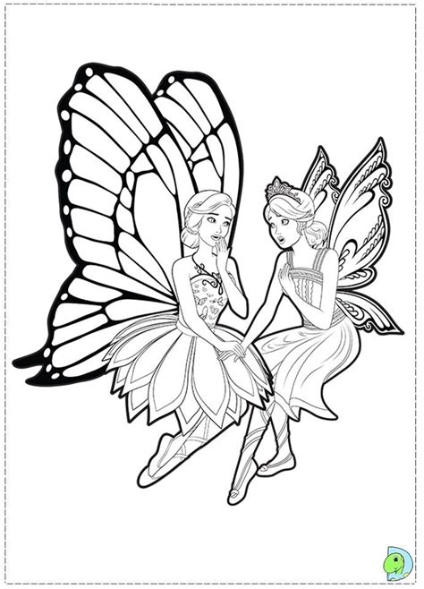 barbie mariposa coloring pages - Google-søgning | Barbie coloring, Fairy coloring book, Princess ...