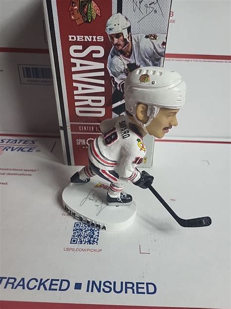 Chicago Blackhawks Bobblehead. Denis Savard Bobblehead Spin-O-Rama. | eBay