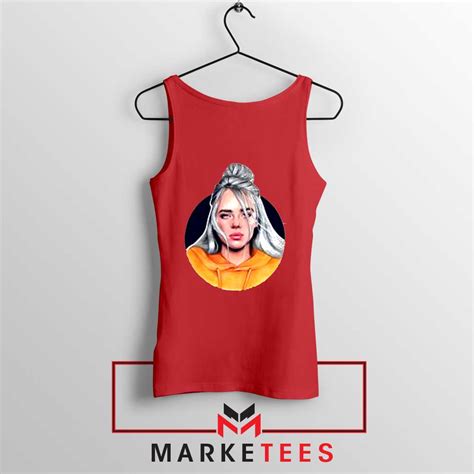 Billie Eilish Hip Hop Singer Tank Top Music Tank Tops S-3XL - USA Apparel