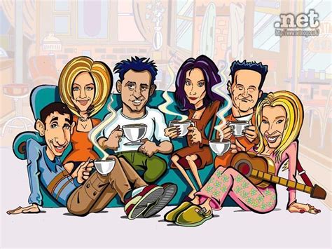 Friends caricatura Serie Friends, Friends Cast, Friends Moments, I Love ...