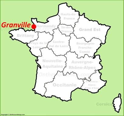 Granville Map | France | Discover Granville with Detailed Maps