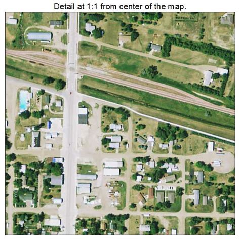 Aerial Photography Map of Wolsey, SD South Dakota