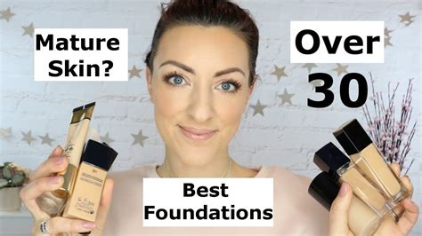 The Best Foundations Over 30 | Best Foundations for Mature Skin - YouTube