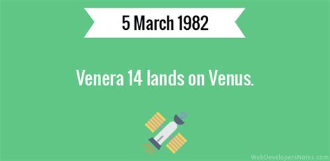 Venera 14 lands on Venus