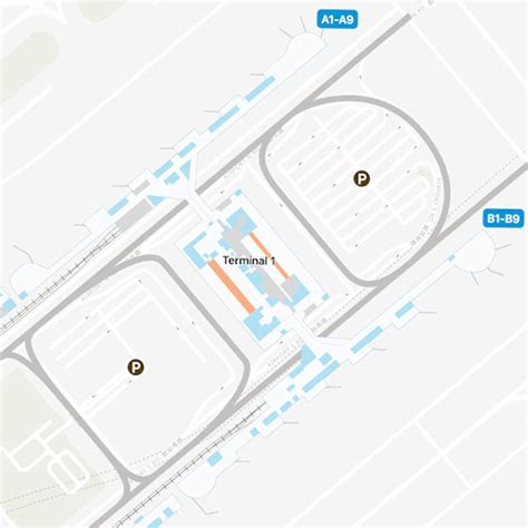 Taiwan Taoyuan Airport Terminal 1 Map & Guide