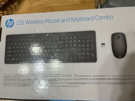 HP Wireless mouse and keyboard, Computers & Tech, Parts & Accessories, Computer Keyboard on ...