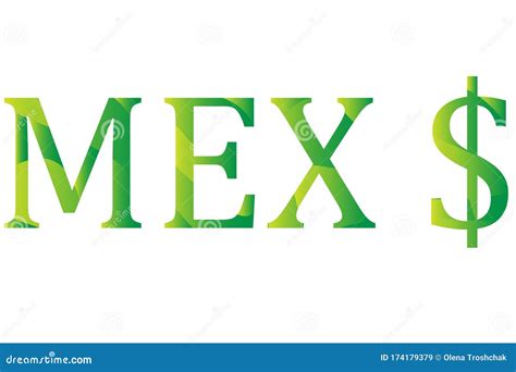 Mexican Peso stock vector. Illustration of gaiti, investment - 174179379