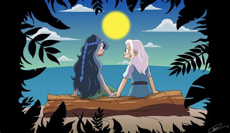 Disenchantment - Bean and Mora Sunlight by Spider-Matt on DeviantArt