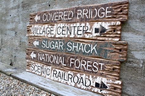 Wood Cabin Sign Set Rustic Decor Rustic Wood Signs Maple | Etsy