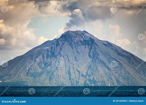 Lipari Islands stock photo. Image of church, house, landscape - 35126590