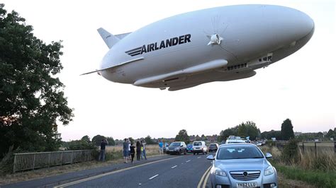 Jumbo Airlander 10 blimp crash-lands into field on test flight - MarketWatch