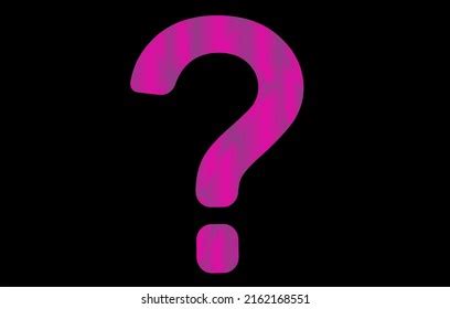 Purple Question Mark On Black Background Stock Vector (Royalty Free) 2162168551 | Shutterstock