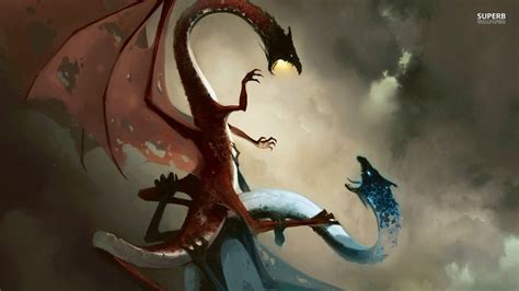 Fire and Ice - Dragons Wallpaper (38725833) - Fanpop