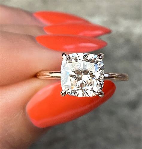 Cushion Cut Diamond Engagement Rings