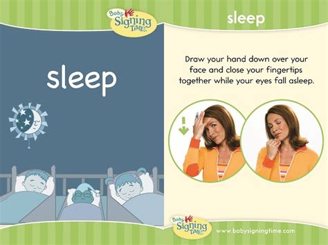 Learn how to sign Sleep in ASL - SigningTime Dictionary