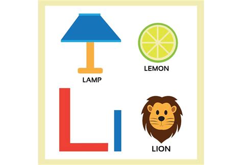 List of Words That Start With Letter 'L' For Children To Learn