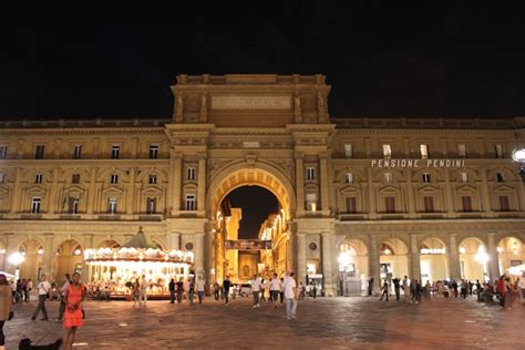 Piazza della Repubblica,Florence:Center of Florence Since Roman Times