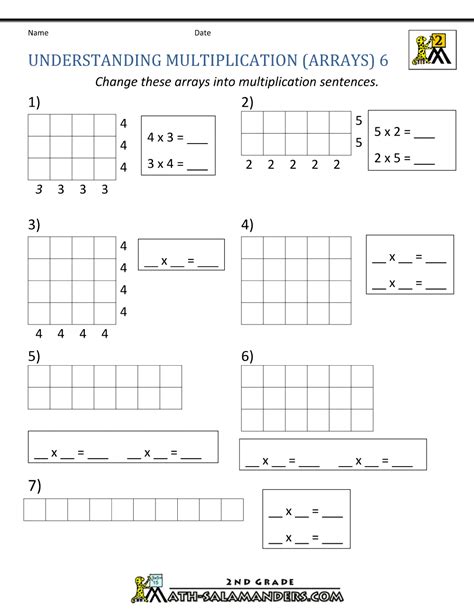 Beginning Multiplication Worksheets