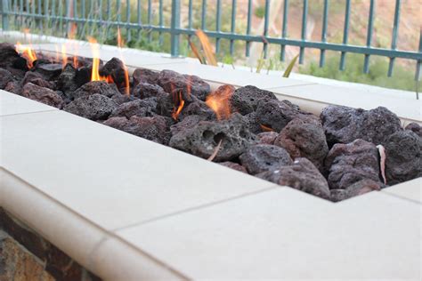 Outdoor- Custom Made {Lava Rock} Fire Pit | Fire pit with rocks, Fire bowls, Fire pit