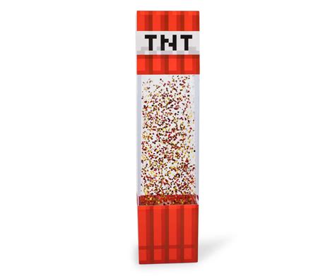 Minecraft TNT 12 Inch LED Glitter Motion Lamp | Free Shipping - Toynk Toys