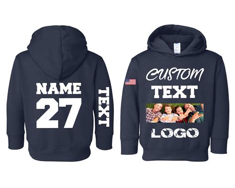 Custom Hoodie, Custom Logo Hoodie, Personalized Text Sweatshirt, Team Logo Sweatshirt ...