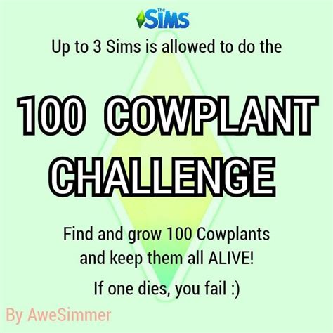 Came up with some Sims4 Challenges today :) : r/Sims4Challenges