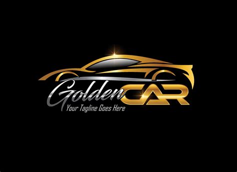 Golden Sport Car Vehicle Logo 2176662 Vector Art at Vecteezy